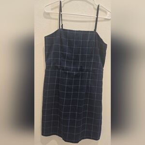 Aeropostale Blue and‎ Black Plaid Dress
